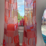 Transparent Patchwork Curtain