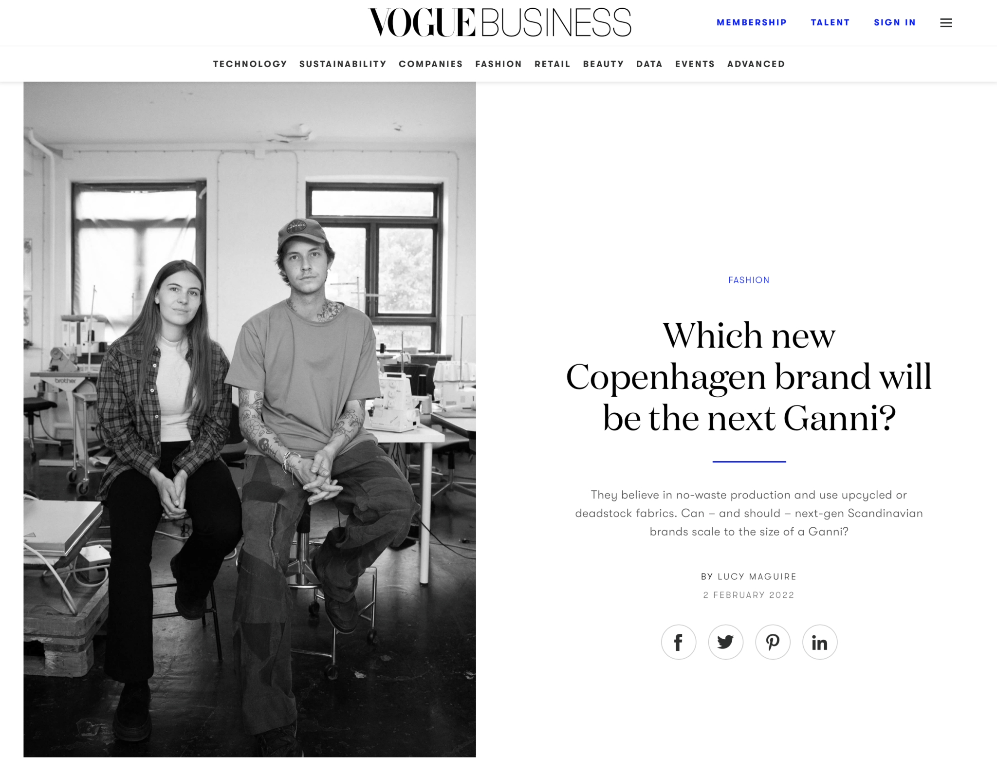 Nadia Wire Vogue Business